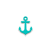 Bogg Bit - Turquoise Anchor